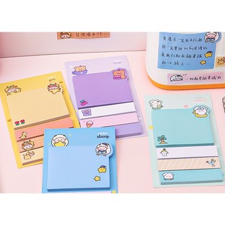 Set Giấy note - Giấy nhớ - ghi chú hoạt hình kute - 20x4 tờ