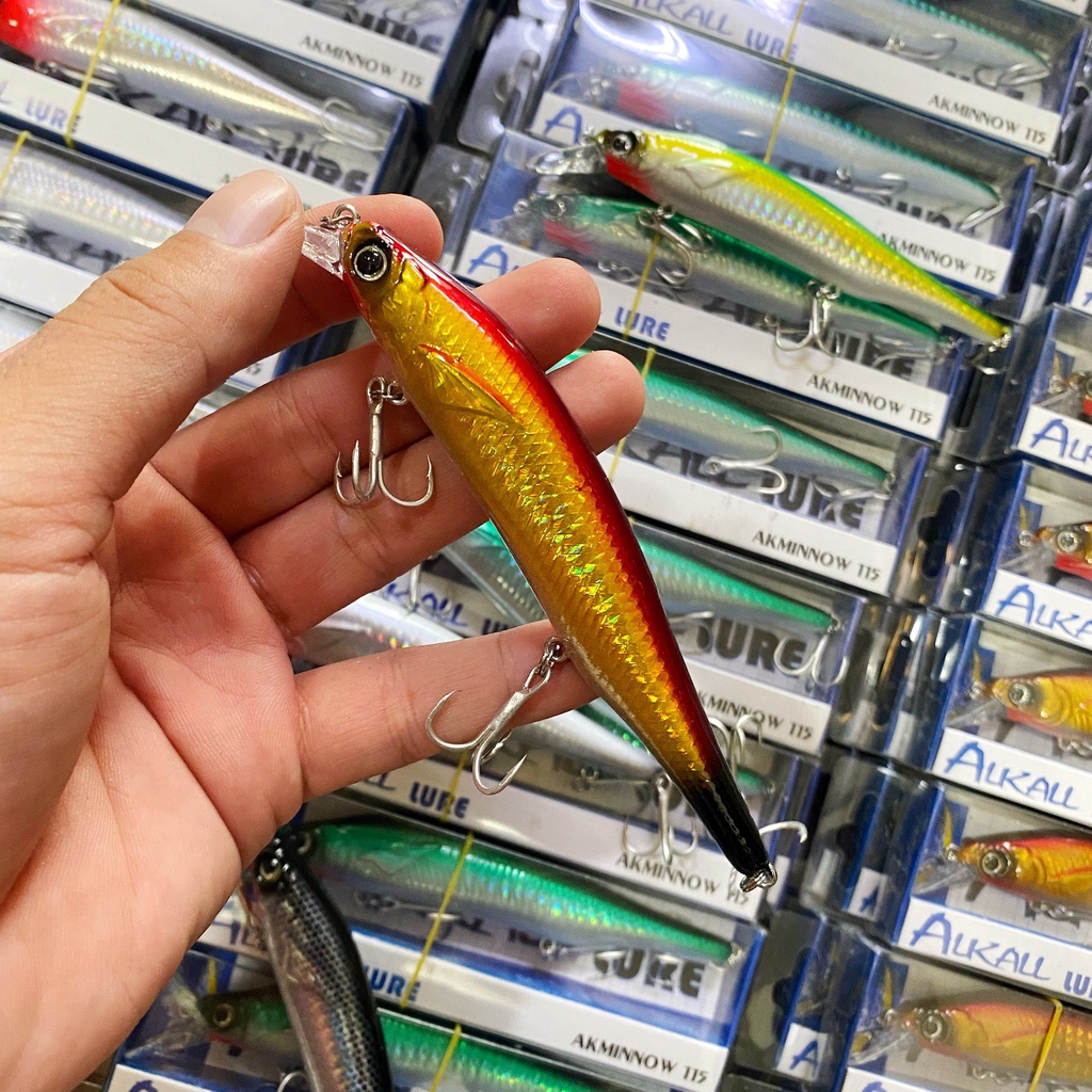 Mồi lure Alkall Minnow 115