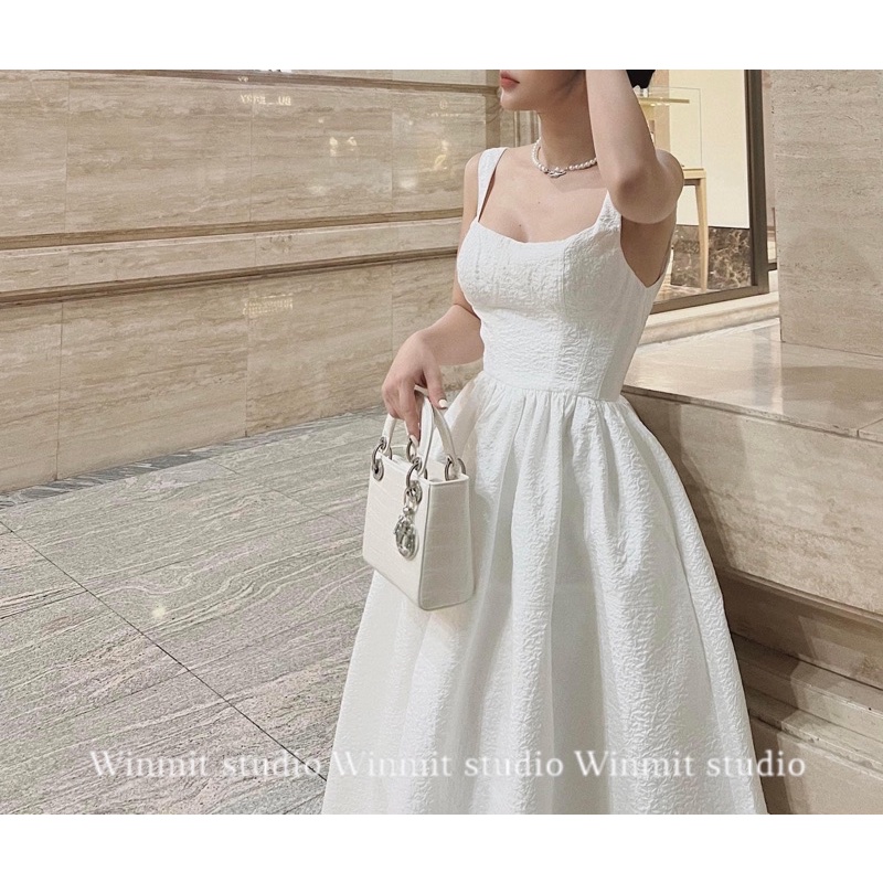 Váy 2s Xốp Dài Kèm Mút Ngực | Winmit.studio