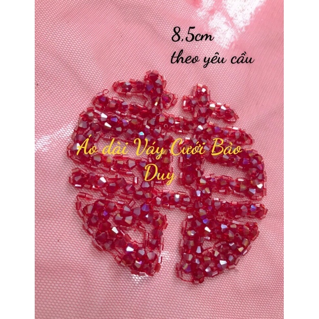 Miếng thêu chữ hỷ p3, áo dài cưới chữ hỷ tua rua- miếng thêu áo dài cưới