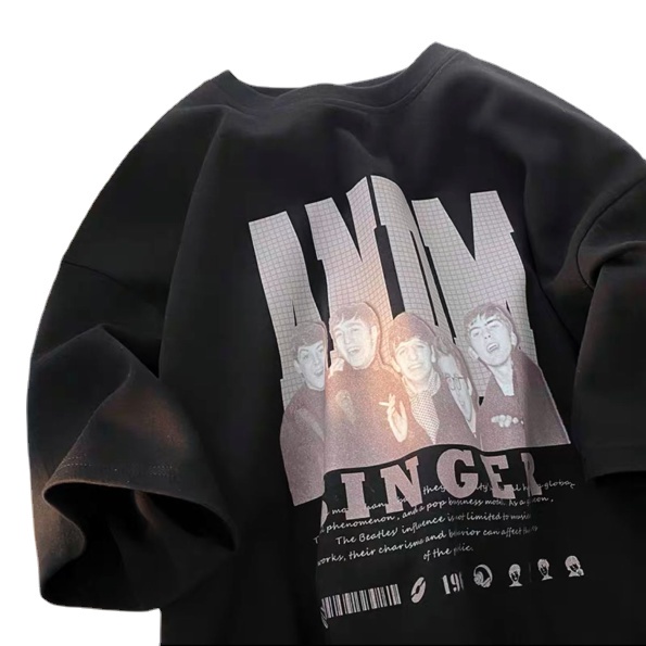 Áo Thun Nam Tay Ngắn In Hình Hoạt Hình Thời Trang size M-8XL