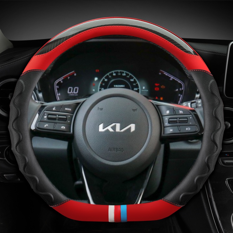 Bao Da Bọc Vô Lăng Xe Hơi 38cm 15 "Cho Kia Ceed Sportage Picanto Cerato Seltos Soul Rio 3 4 5 K3 K5 2022 KX3 KX5 2022