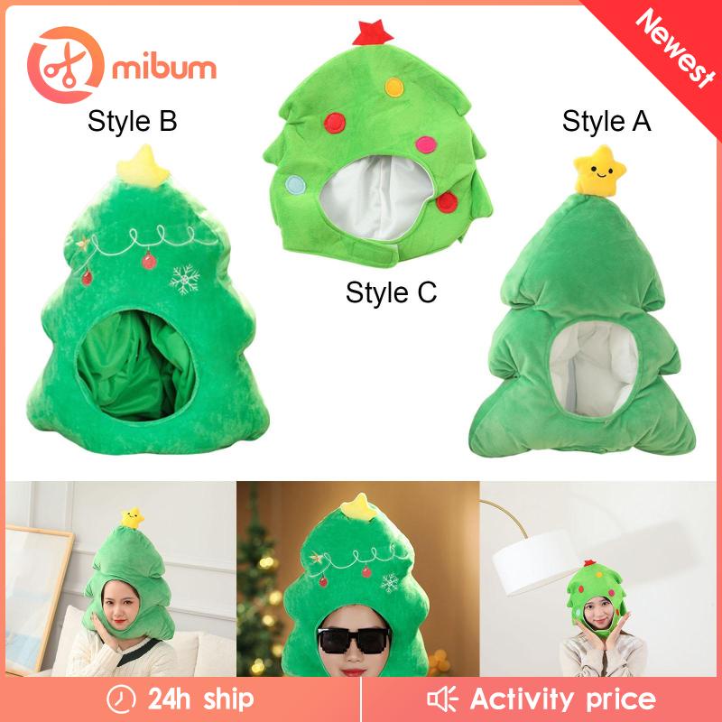 Mũ Giáng Sinh Lông Nhung Mềm Mại Hóa Trang Unisex