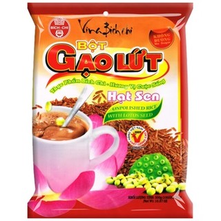Bột gạo lứt hạt sen bích chi có đường gói 350g