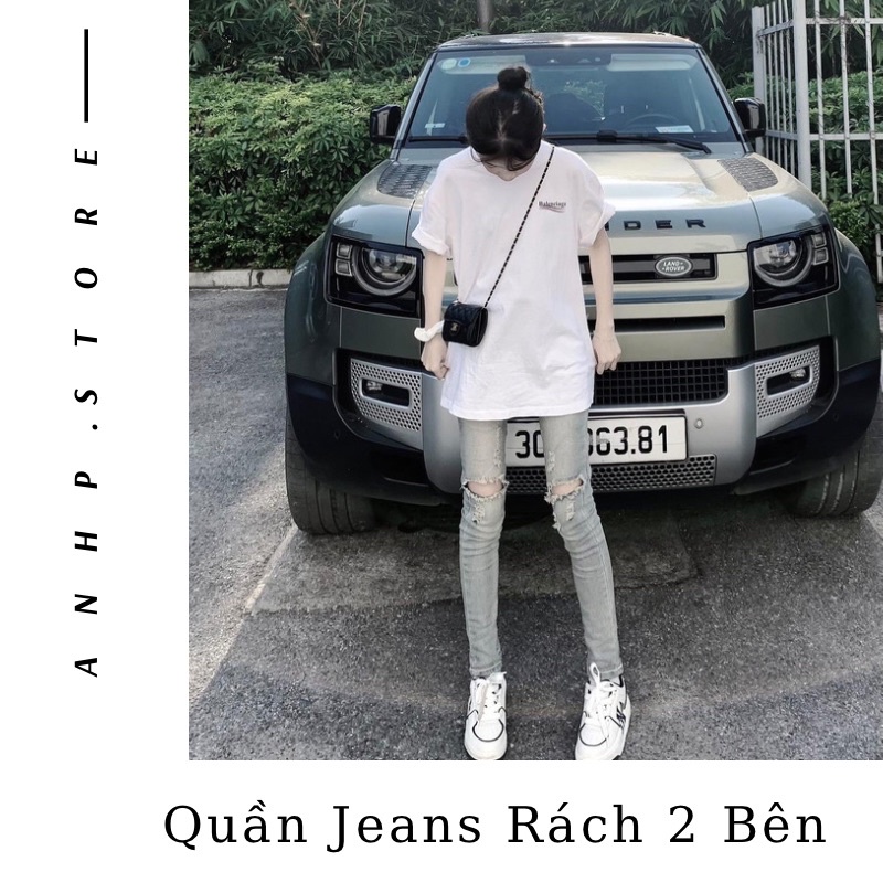 QUẦN JEANS RÁCH  MÀU CŨ 2 ( ANHP.STORE )