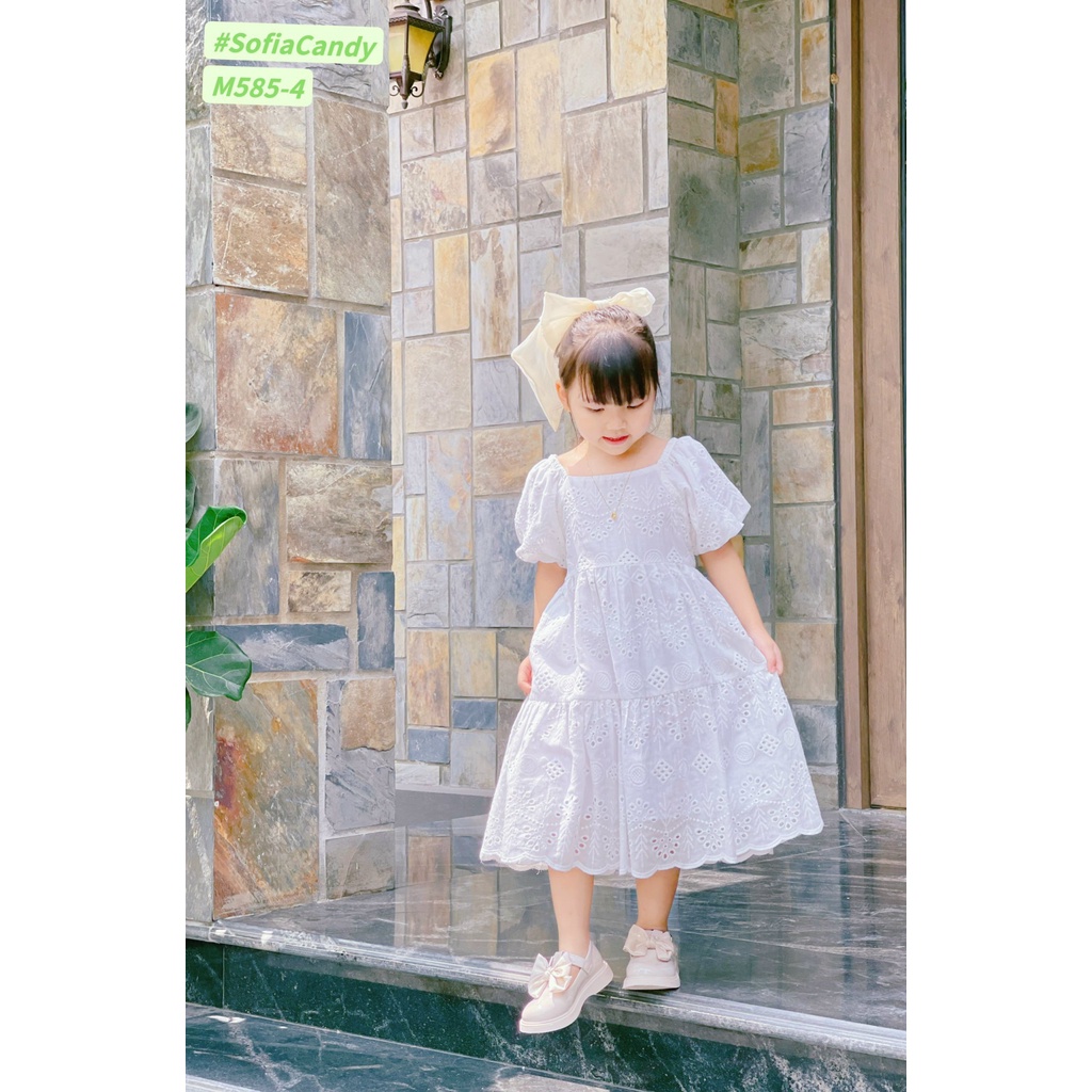 VÁY THÊU TRẮNG SOFIA CAO CẤP