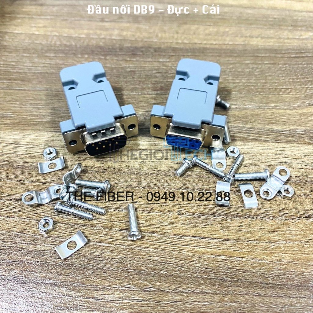 Đầu nối DB9 Đực/Cái Loại Hàn dây - DB9 Cái Hàn Dây
