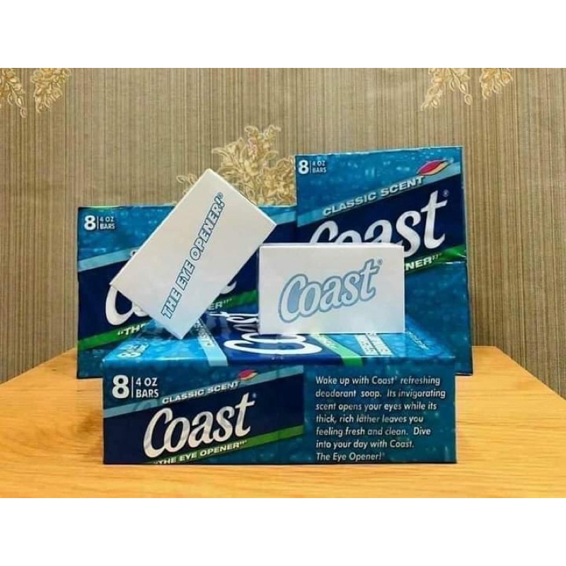 Xà phòng Coast cục lóc 8 thanh 904gr- Mỹ