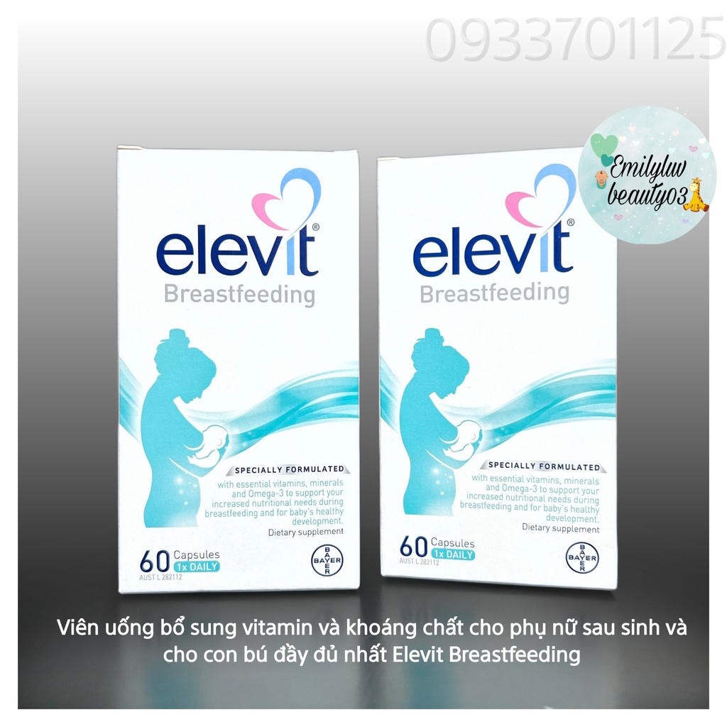 Vitamin tổng hợp cho mẹ sau sinh Elevit Breastfeeding Úc
