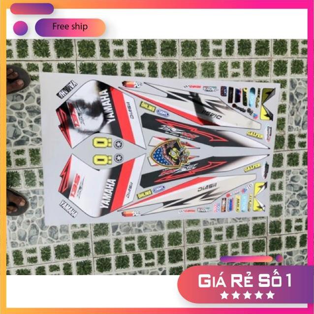 FREE SHIP + QUÀ TẶNG Tem rời Exciter 2010 Lc chất liệu Crom chính hãng cao cấp
