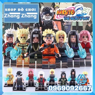 Đồ chơi Xếp hình Uzumaki Naruto - Hyuga Hinata - Zabuza - Haku - Haruno Sakura - Tsunade - Jiraiya Minifigures WM6107