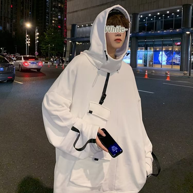 Áo Khoác Hoodie Dáng Rộng Phối Túi Lớn Thiết Kế Đơn Giản Thời Trang Cho Cặp Đôi áo Khoác Áo Hoodie Unisex áo Hoodie Nam  áo Hoodie Nữ