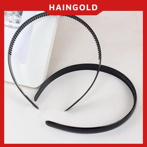 Cài tóc nhựa dẻo đen
