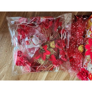 set phụ kiện làm tháp bánh Tết (ảnh thật kèm đế )