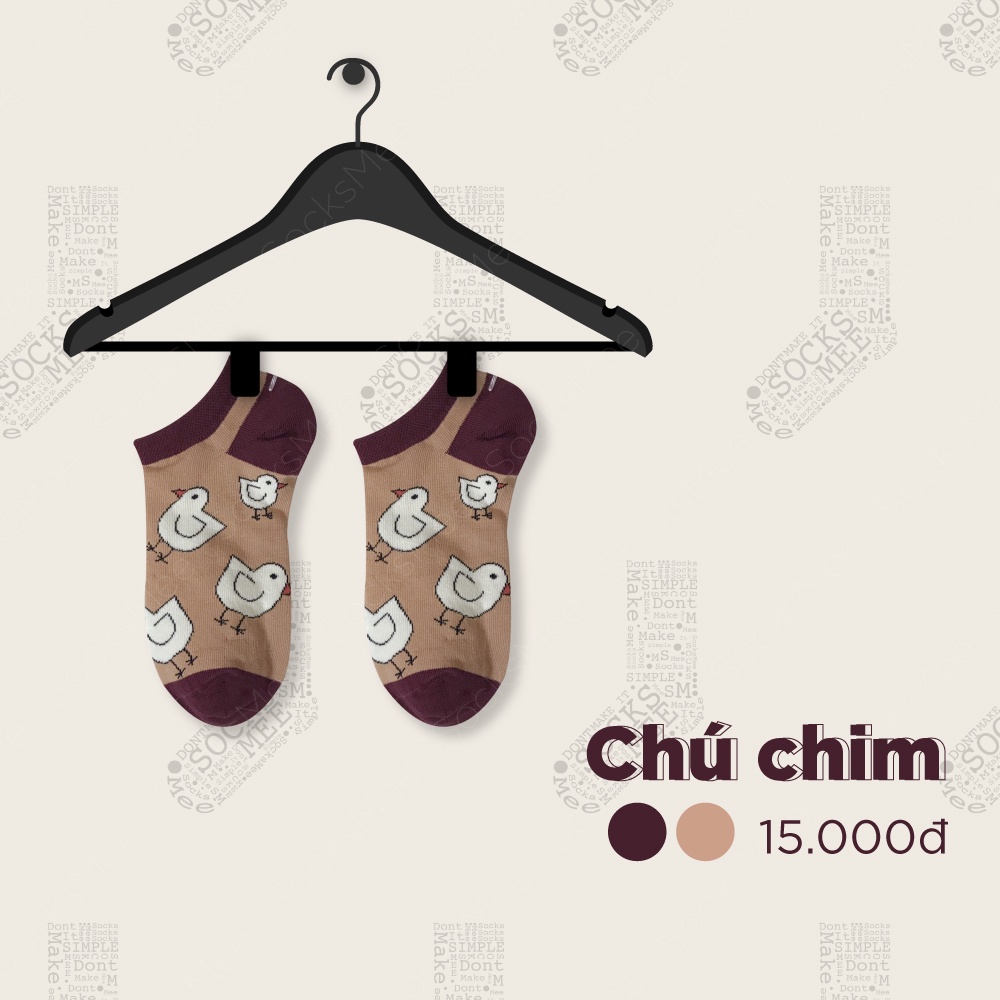 TẤT VỚ CHÚ CHIM - PATTERN SOCKS