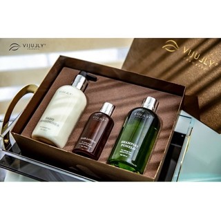 Combo Vijully Dầu Gội Xả Xịt Bưởi [CHÍNH HÃNG] Ngăn Rụng Tóc, Kích Mọc Tóc, Phục Hồi Tóc Hư Tổn