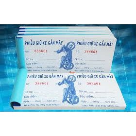 vé gửi xe nhiều kích thước 2 liên