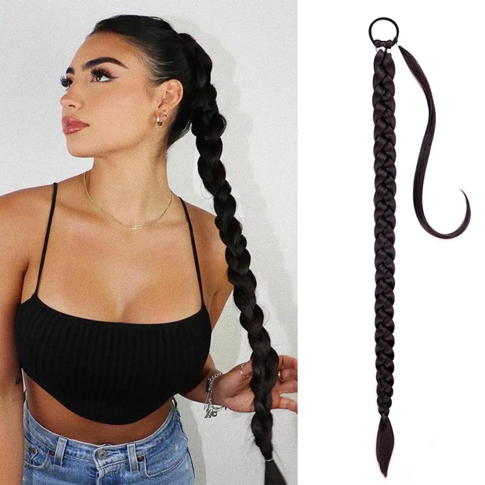 Dây Buộc Tóc Đuôi Ngựa Bằng Cao Su Tổng Hợp Thời Trang Cho Nữ