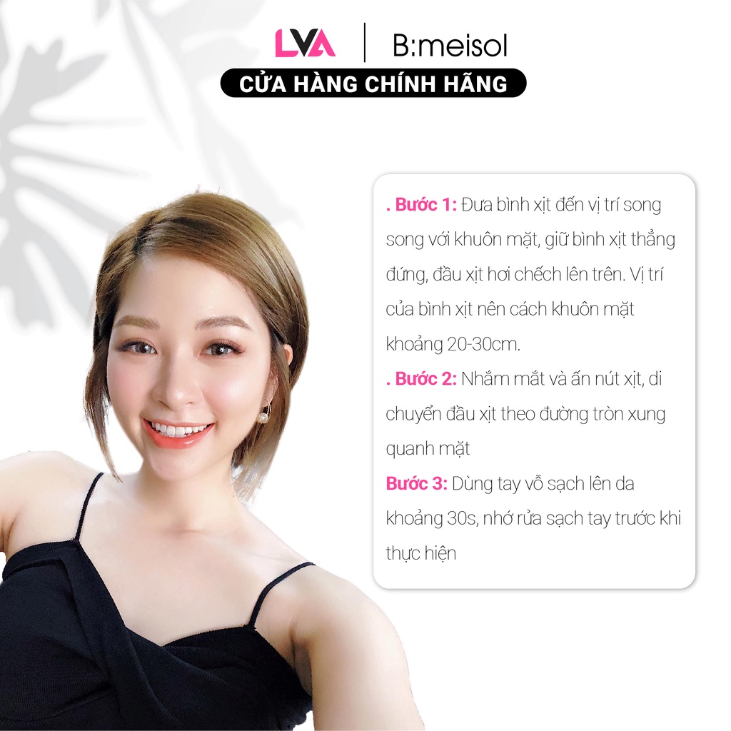 Xịt khoáng dưỡng trắng, cho da căng bóng Bmeisol Snow White Golden Mist 120ml | BigBuy360 - bigbuy360.vn