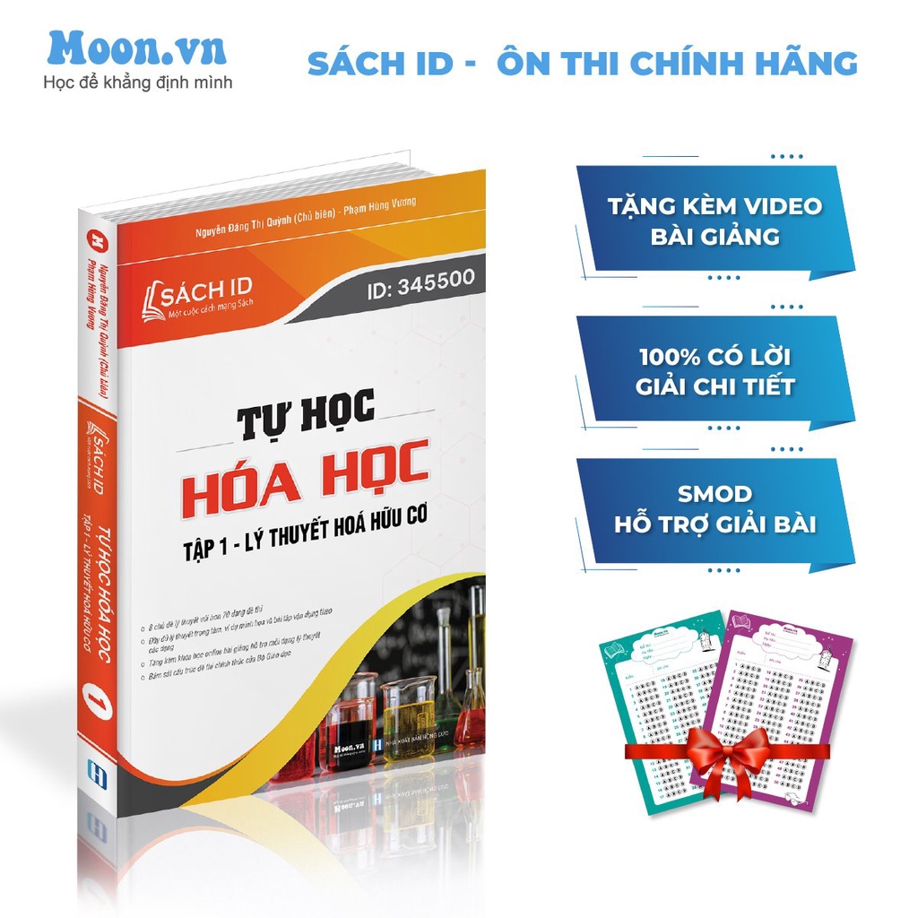 Sách tự học Hóa học tập 1 ôn luyện thi THPTQG 2023 - Lý thuyết hóa hữu cơ | Sách ID