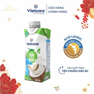 [Combo 6 hộp] Sữa dừa UHT Vietcoco - hộp giấy 330ml