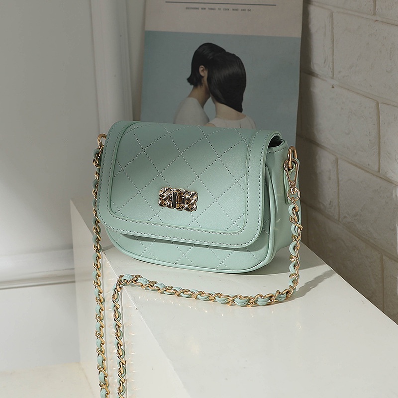 Túi Đeo Chéo Hình Thoi Thời Trang Hàn Quốc Cho Nữ