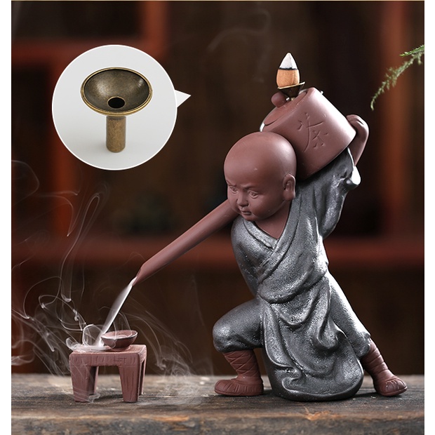 Phễu đặt nụ xông trầm hương khói ngược - tạo khói trầm thác chảy