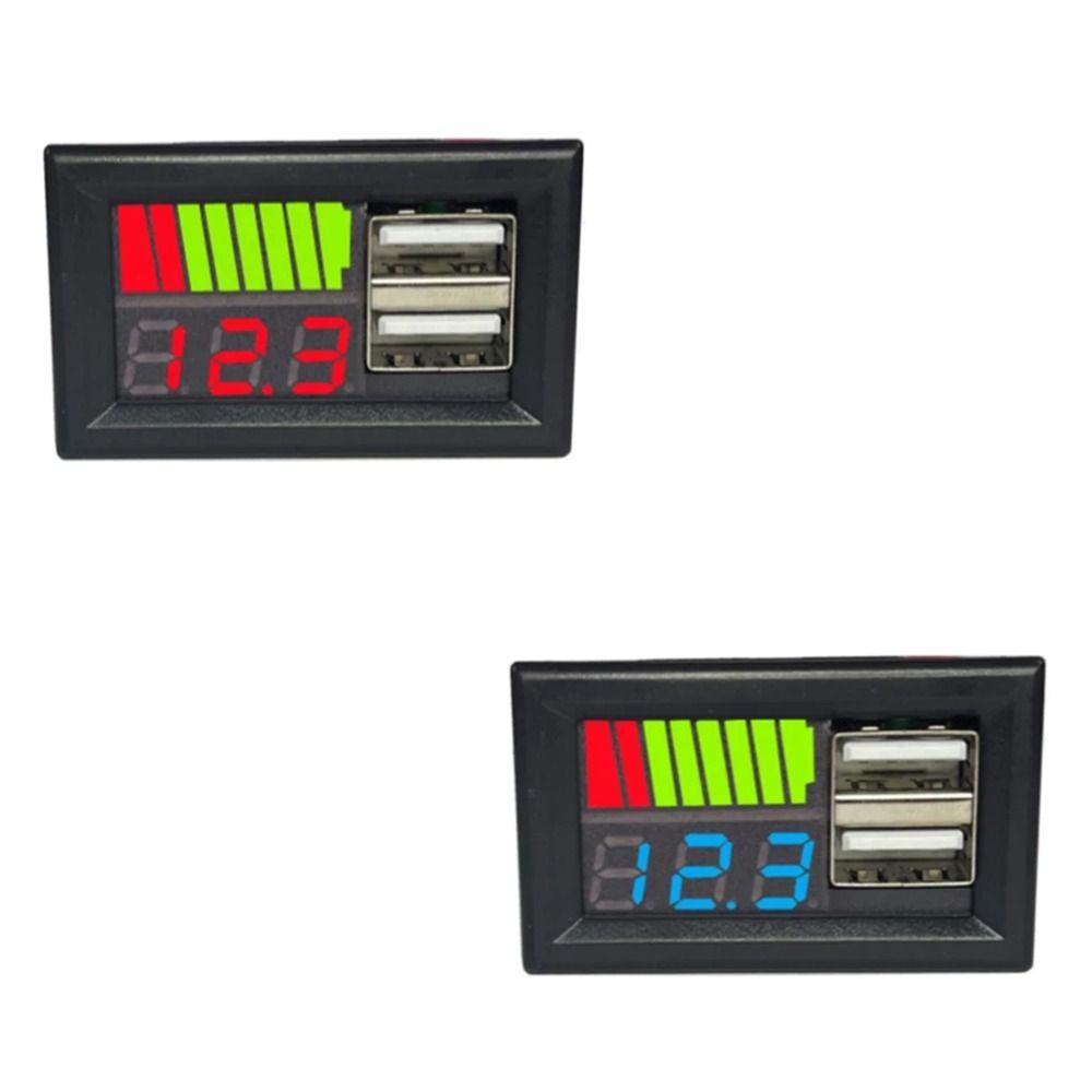 LAY Thiết Bị Kiểm Tra Điện Áp USB 5V 2.4A Chuyên Dụng Cho Xe Hơi