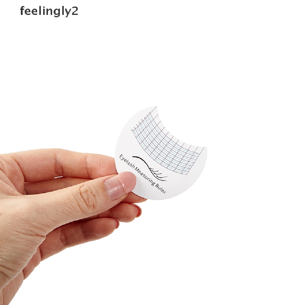 Bộ 5 / 10 Thước Đo Lông Mi / Lông Mày Dạng Cong Dài Dễ Sử Dụng