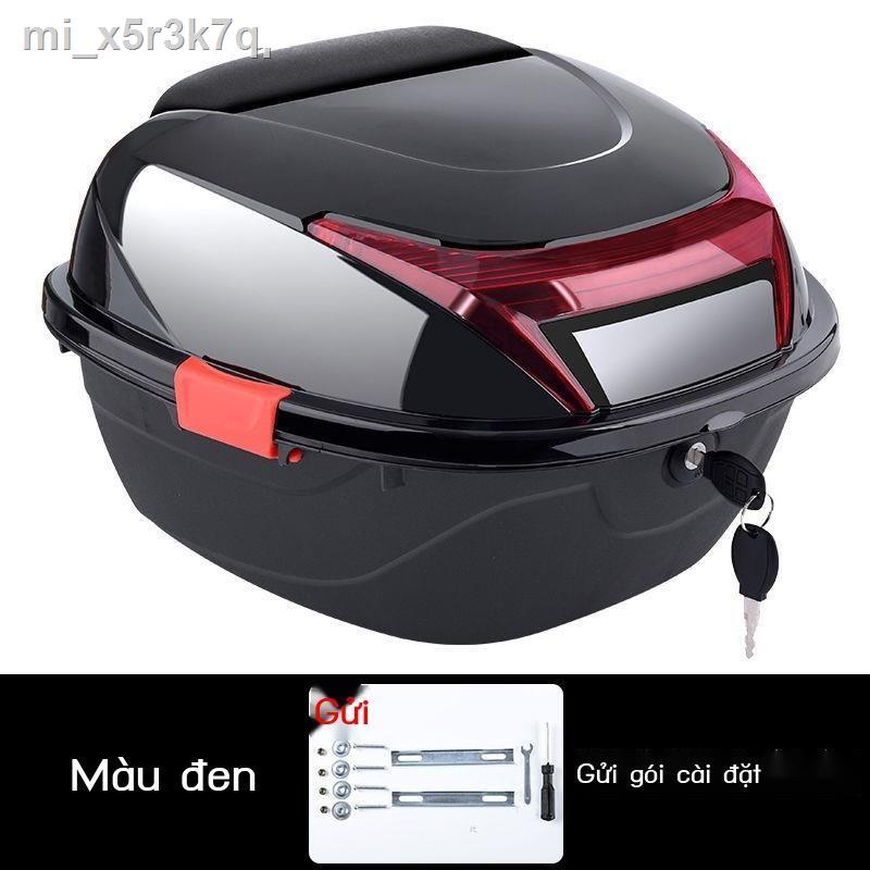 Xe điện cốp xe máy chống rung ắc quy sau dày hộp đựng dụng cụ tay ga rùa nhỏ-WXmtc15