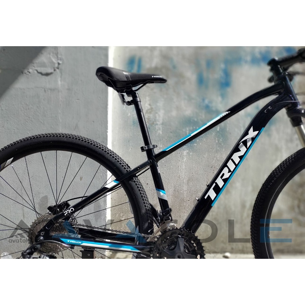 Xe đạp địa hình TRINX M1000 PRO 2022, Khung sườn hợp kim nhôm cao cấp, Phanh đĩa dầu, BÁNH XE 29in, màu xanh dương đen