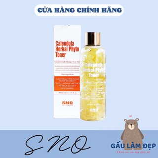 Nước hoa hồng, toner hoa cúc lành tính, cân bằng da sno calendula herbal phyto 200ml