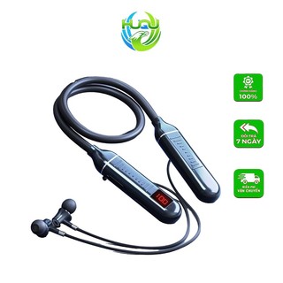 Tai Nghe Đeo Cổ Kiểu Dáng Nhét Tai Huqu G68 - Thể Thao Năng Động, Đèn Led Hiển Thị Dung Lượng Pin