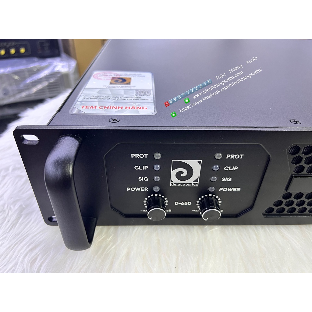 Đẩy Công Suất DE Acoustics D-650