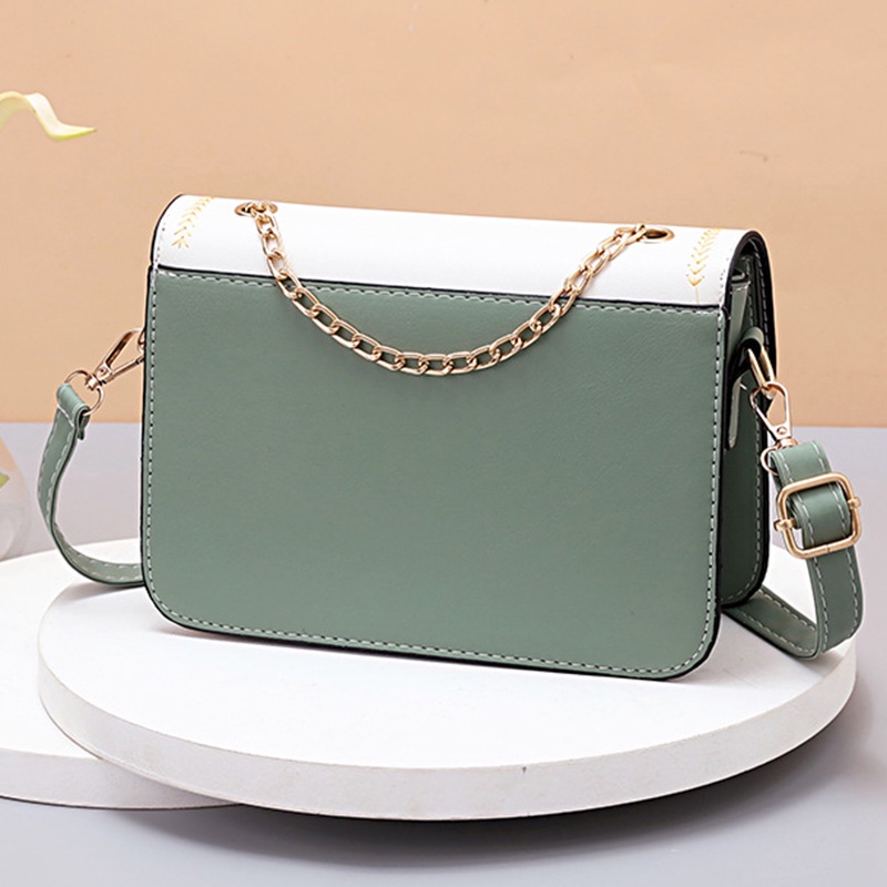 IELGY Túi Đeo Chéo Hình Vuông Cỡ Nhỏ Phối Màu Tươi Trẻ Thời Trang Cho Nữ