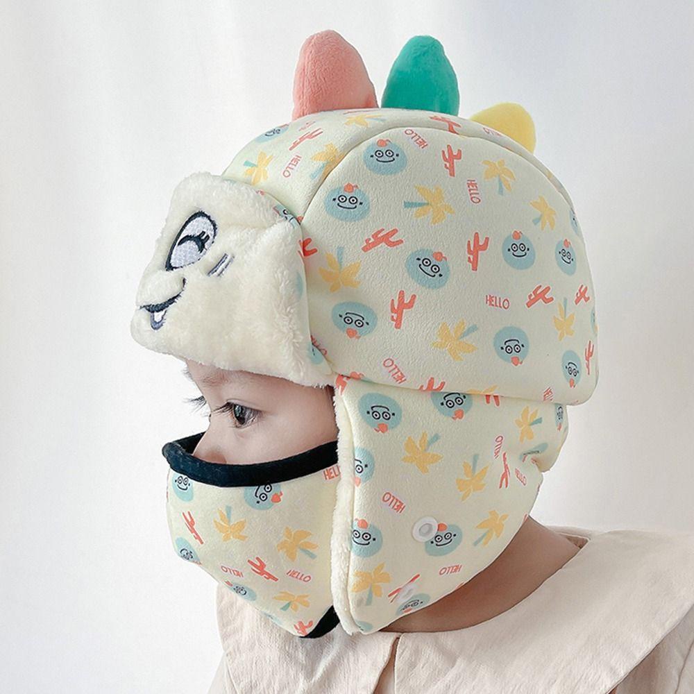 Anemone Mũ Lưỡi Trai Có Tấm Che Tai Lót Lông Cừu Dày Dặn Thoải Mái Chống Gió Thể Thao Ngoài Trời Cho Bé Trai Và Bé Gái