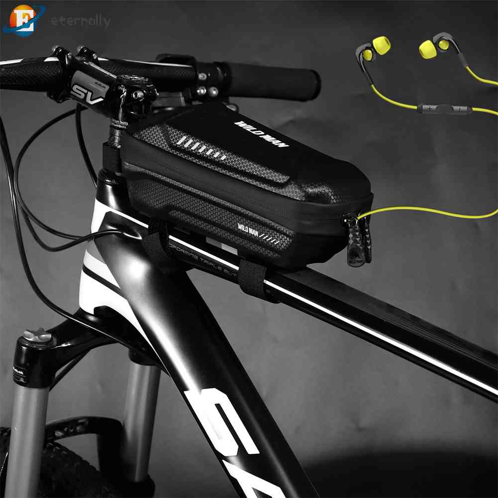 Túi Đựng Đồ Vỏ Cứng Chống Nước Gắn Khung Trước Xe Đạp Leo Núi