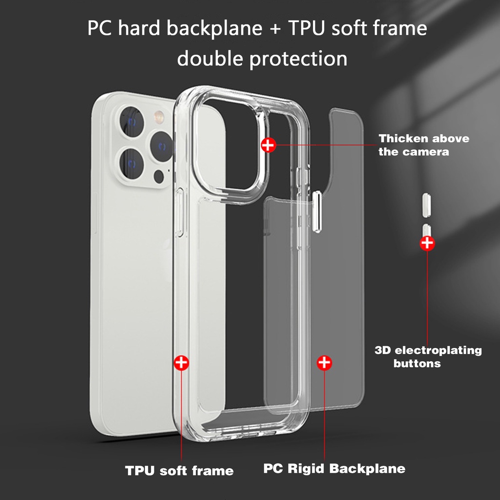 Ốp Điện Thoại Cứng Trong Suốt Chống Sốc Màu Vàng Mừng Năm Mới 2023 Cho iPhone 14 11 13 12 X XS Pro Max xr Mini xr 7 Samsung Galaxy S22 ultra plus