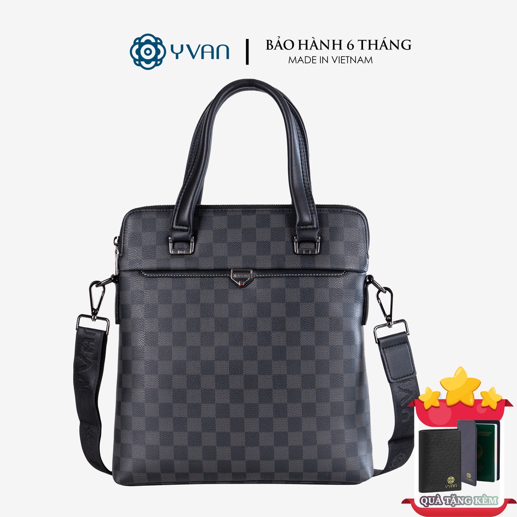 Túi xách nam thiết kế sang trọng cặp da công sở thời trang thanh lịch YVan F80166-4