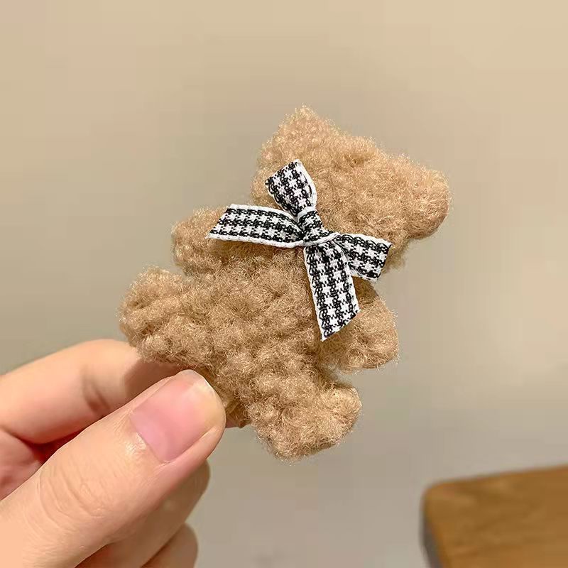 Kẹp Tóc Hình Gấu Bông Dễ Thương Xinh Xắn Cao Cấp