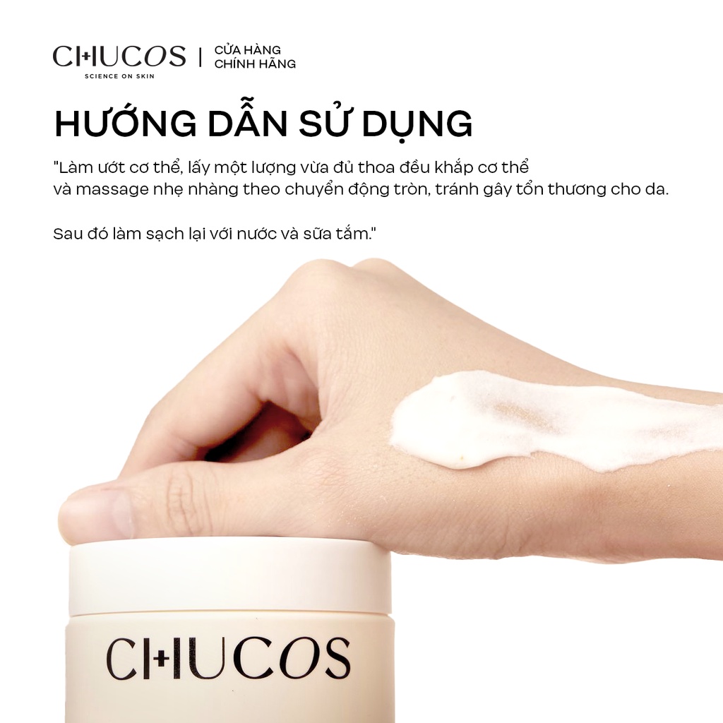 [Mã BMLTA35 giảm đến 35K đơn 99K] [Quà tặng] Tẩy Tế Bào Chết Toàn Thân Renew Skin Body Scrub CHUCOS 200g