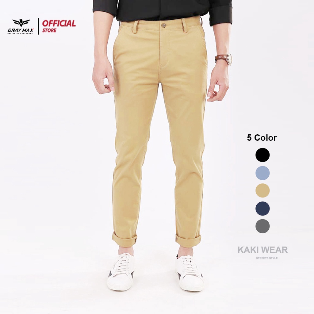 Quần kaki nam cao cấp dáng Slim Fit nhiều màu, co giãn, dày dặn, cứng phom