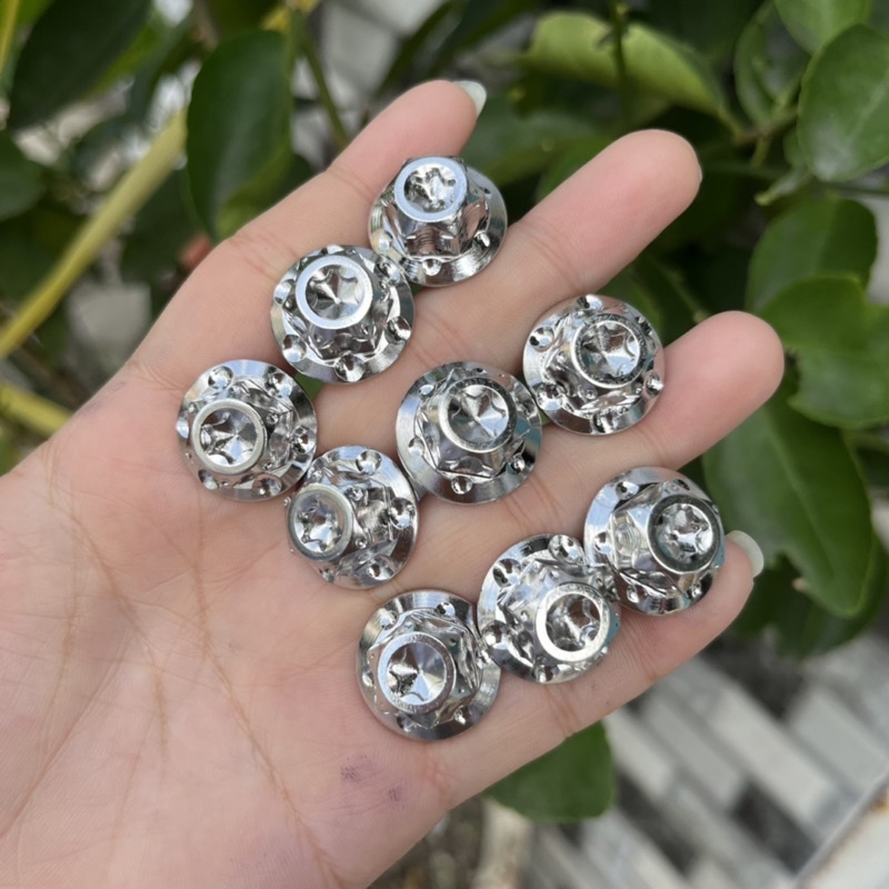 Ốc gắn kiếng salaya inox304 xe Honda - Ya