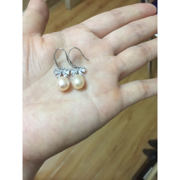 Bông tai t.rai dạng móc si tuyển