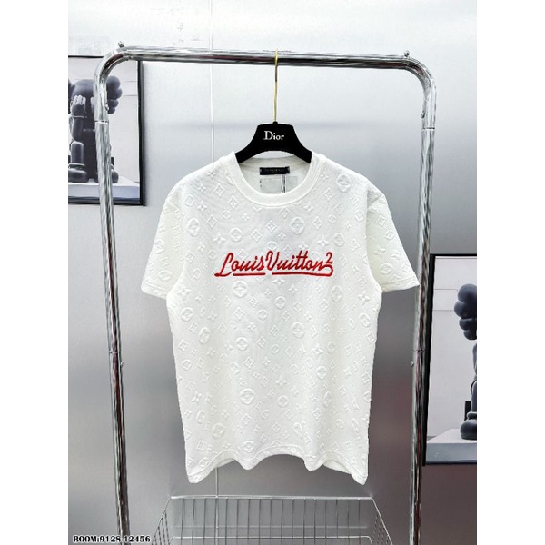 Áo phông vân nổi thêu chữ về mẫu thun mới tinh tình tình, hàng hot cho hè này_9128