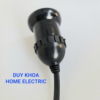 Đui Đèn E27 Đui Treo và Đui Đúc Kín Nước Có Dây 12cm Vinamax