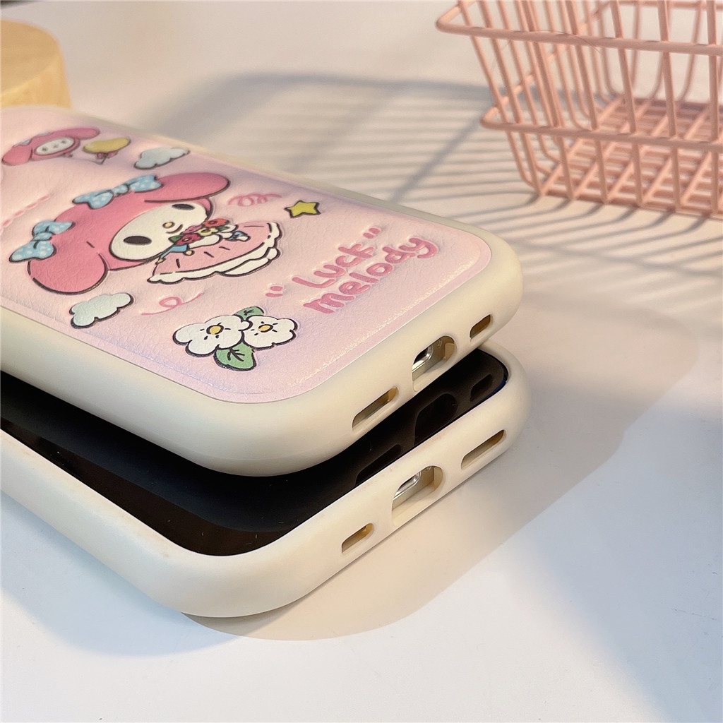 Ốp Điện Thoại Da Viền tpu Dẻo In Họa Tiết Hoạt Hình Góc Tròn Cho iphone 15 pro max 14 pro max 13 pro max 12 pro max