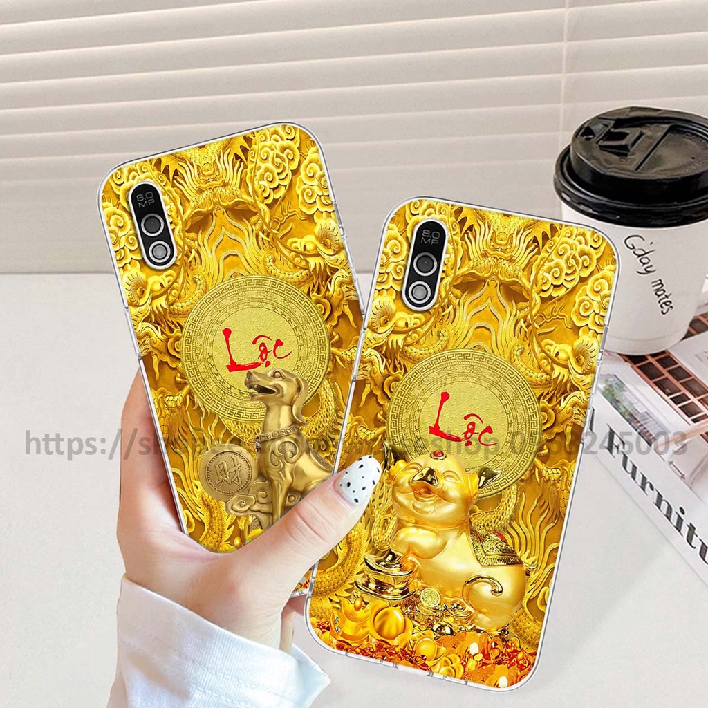 Ốp Vsmart Bee / Bee 3 in hình 12 Con Giáp Tài Lộc 3D