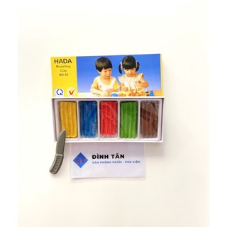 Đất Sét Nặn Hada 5 Màu - Đất Nặn Thủ Công