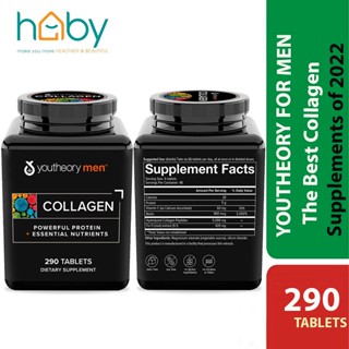 [DATE 2026] Viên uống Youtheory Collagen for men Vitamin C with Biotin Và 18 Amino Acids 290 Viên